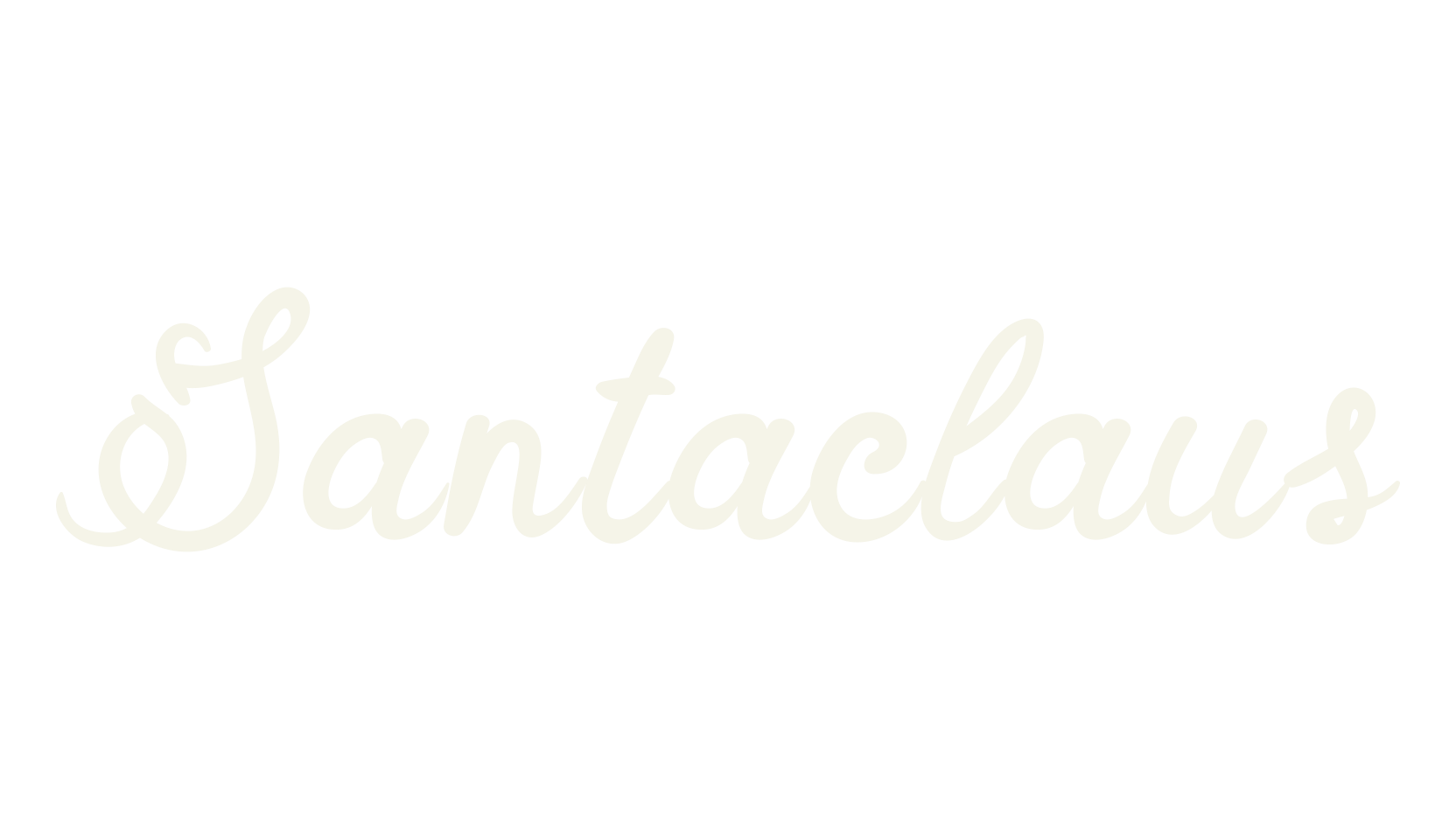 Santaclaus, calligraphy font preview