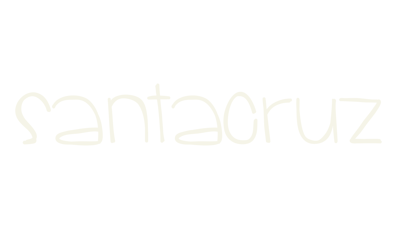 SantaCruz, handwritten font preview