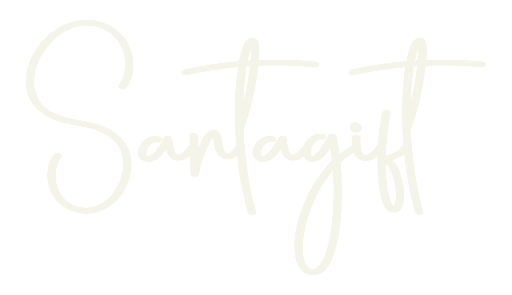 Santagift, calligraphy font preview