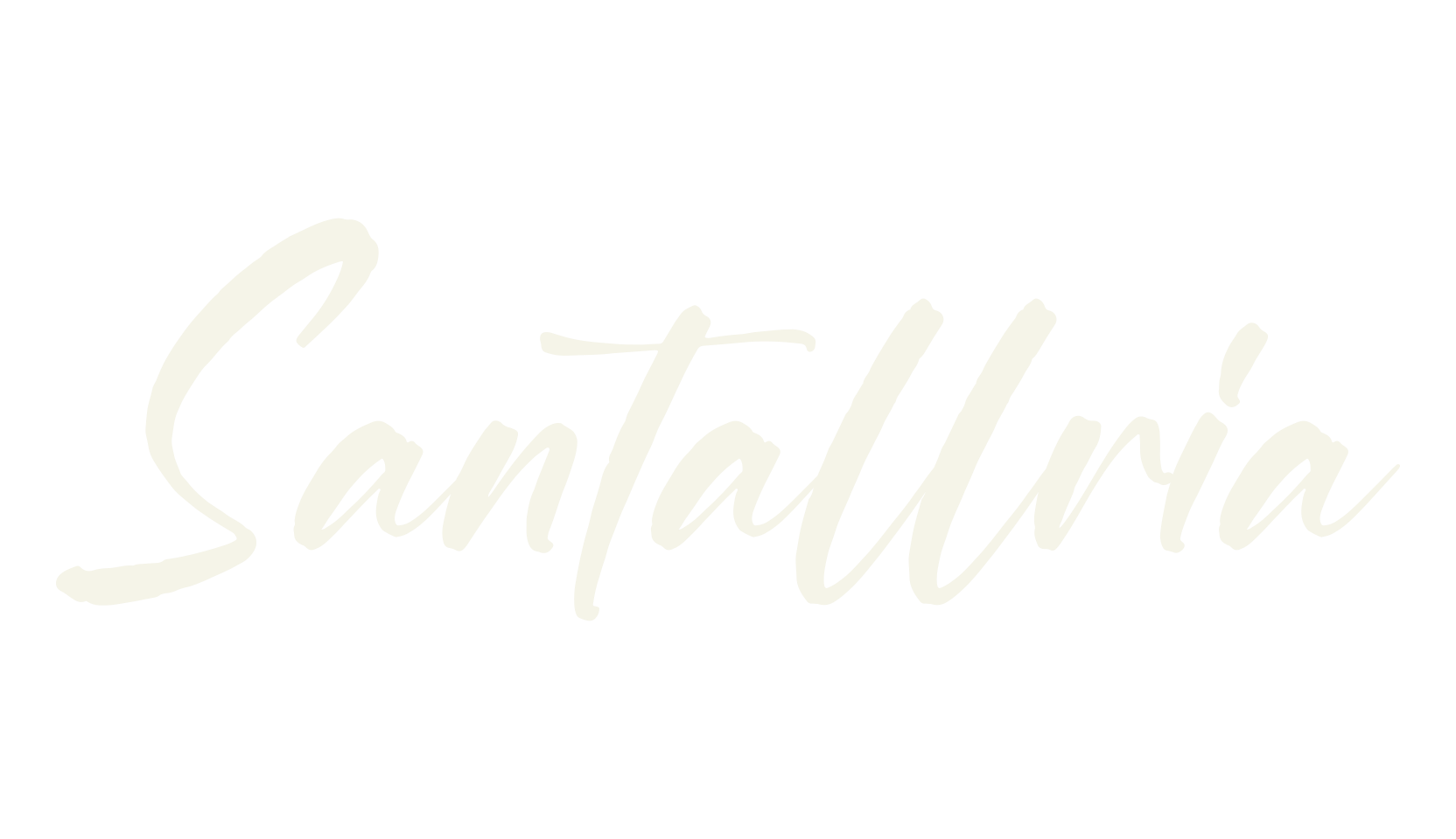 Santallria, script font preview