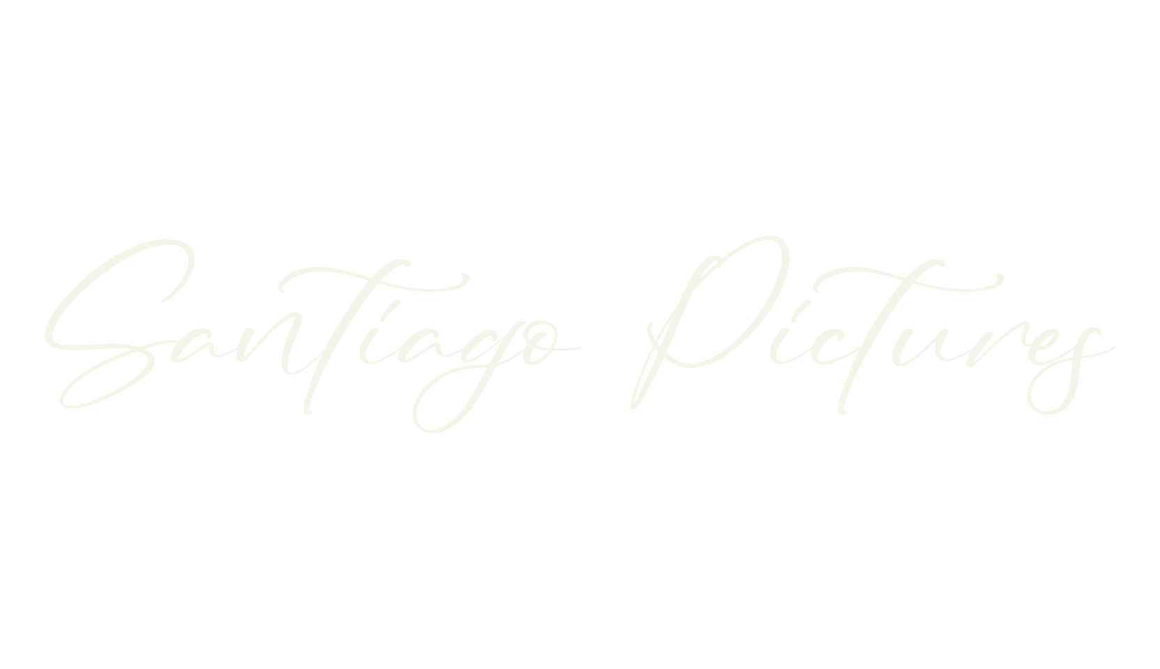 Santiago Pictures, script font preview