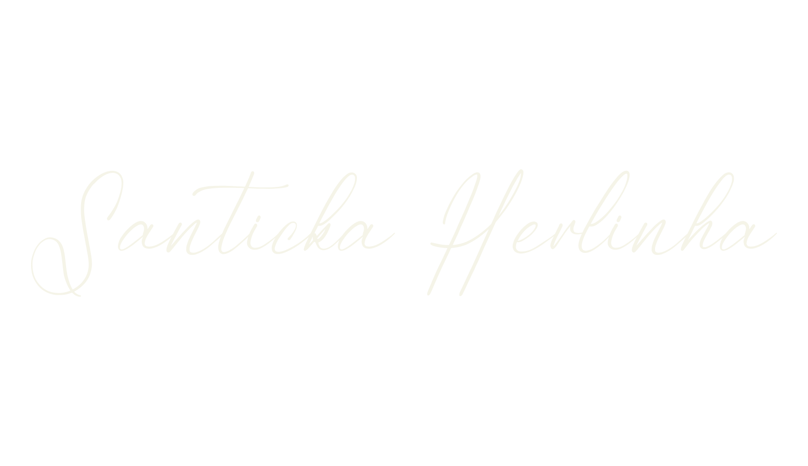 Santicka Herlinha, script font preview
