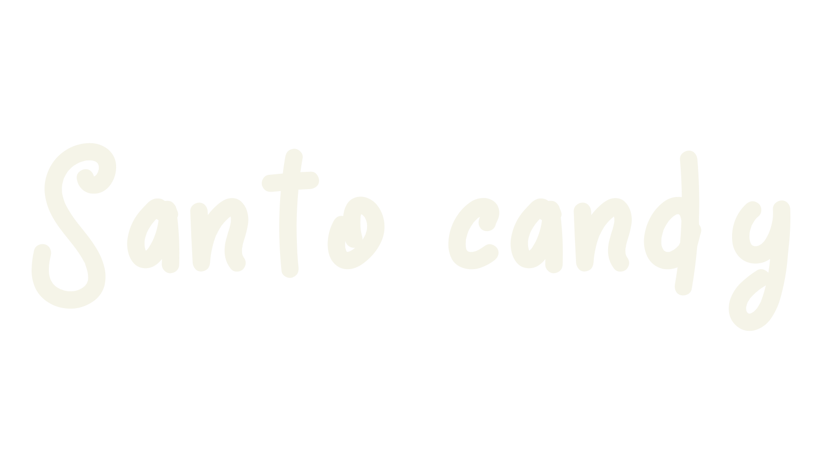 Santo candy, art deco font preview