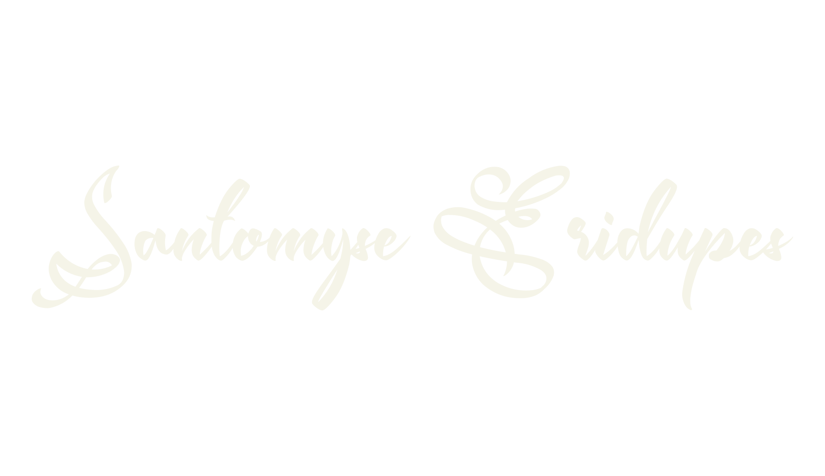 Santomyse Eridupes, beautiful font preview