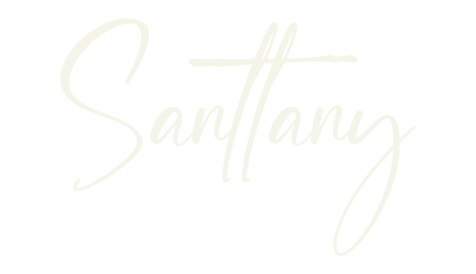 Santtany, lettering font preview