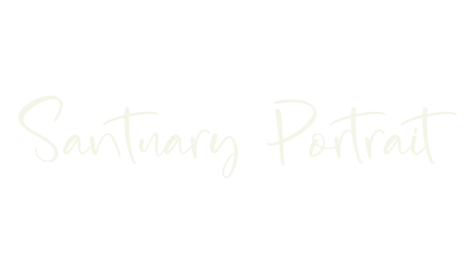 Santuary Portrait, calligraphy font preview
