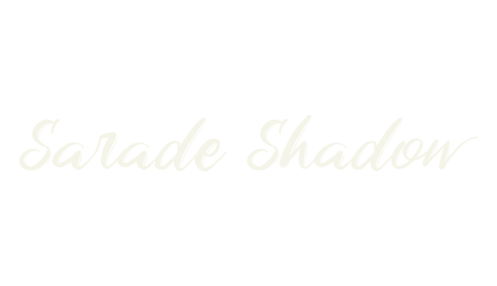 Sarade Shadow, shadow font preview