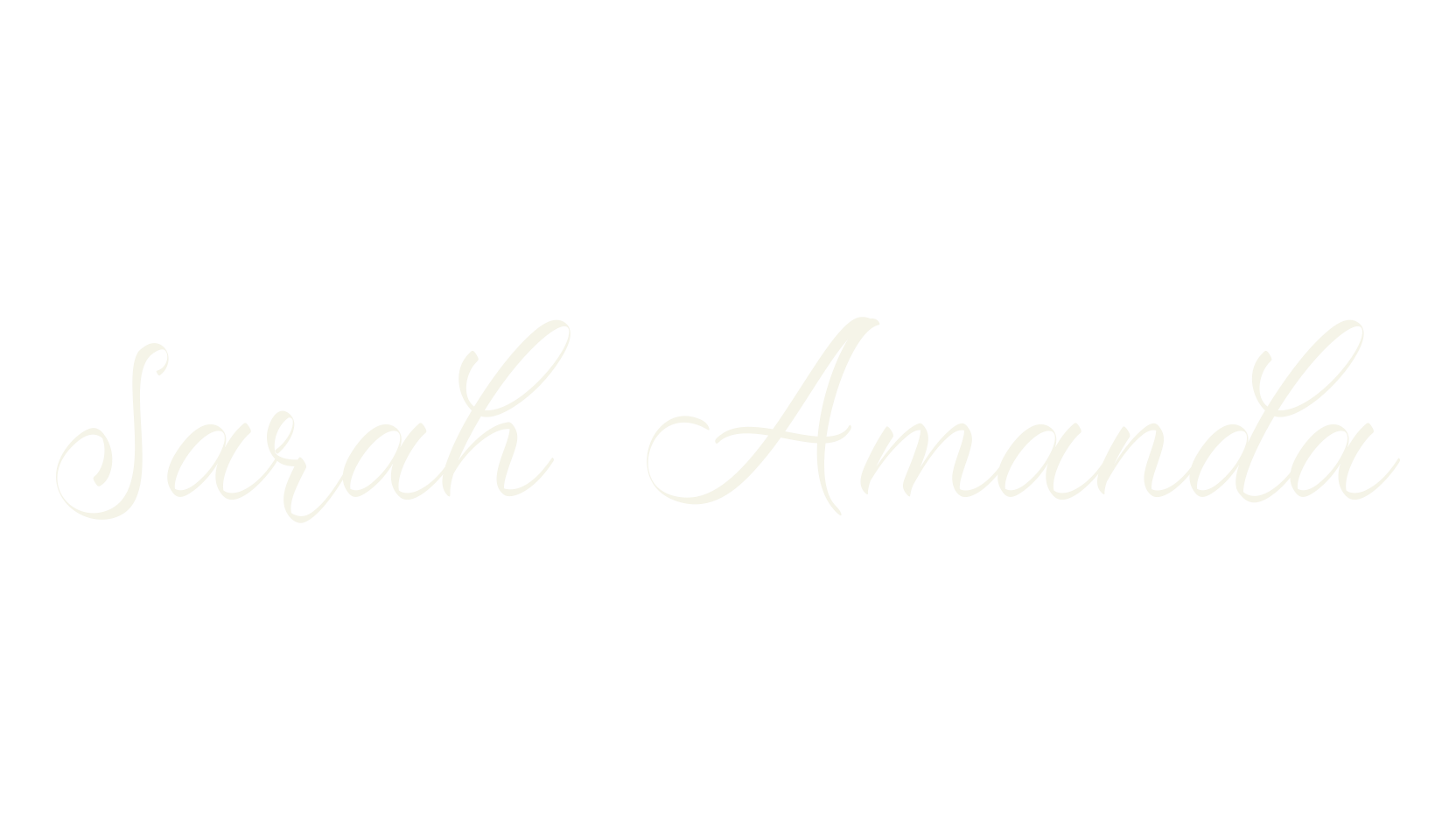 Sarah Amanda, handwriting font preview