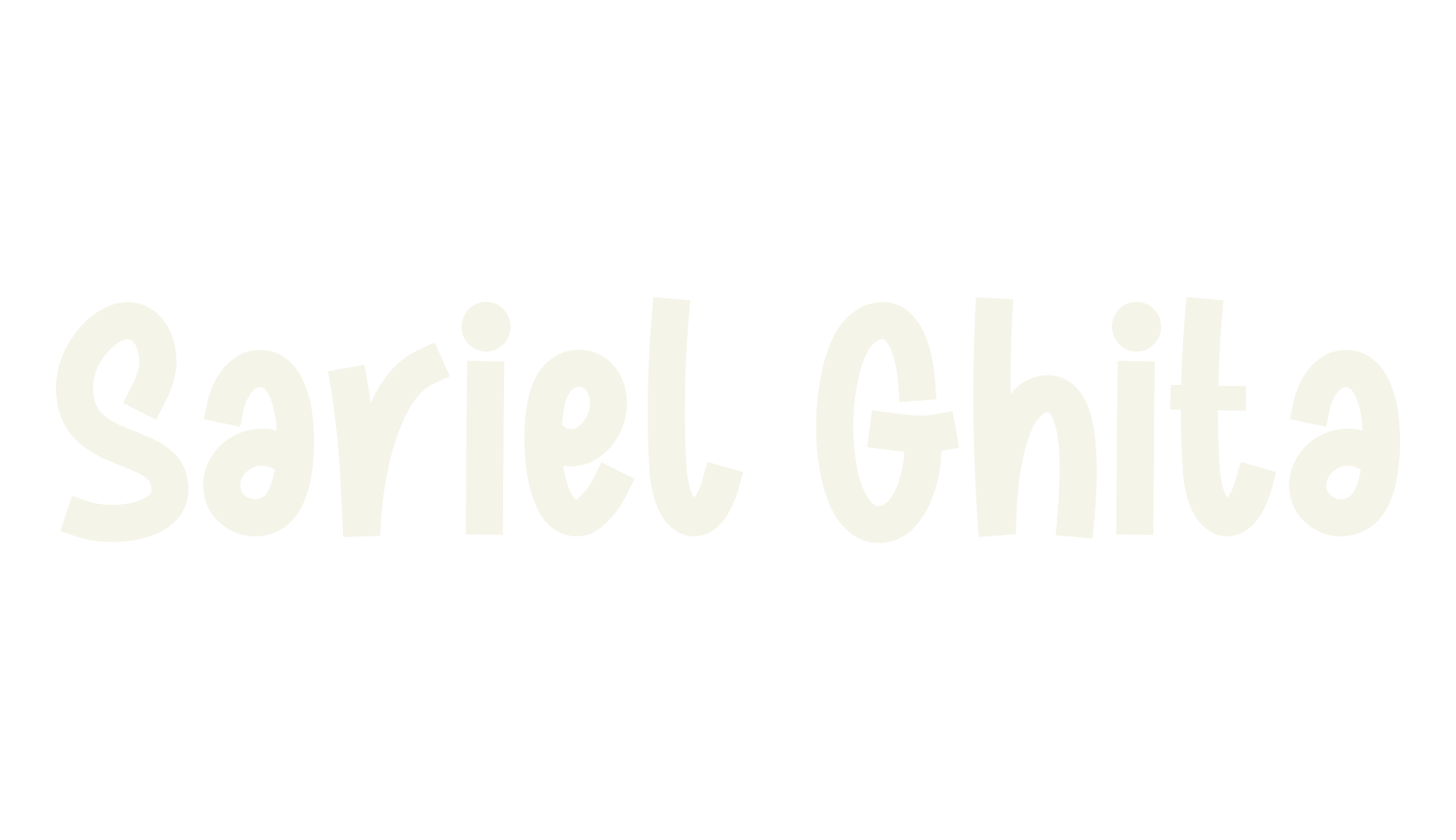 Sariel Ghita, cartoon font preview