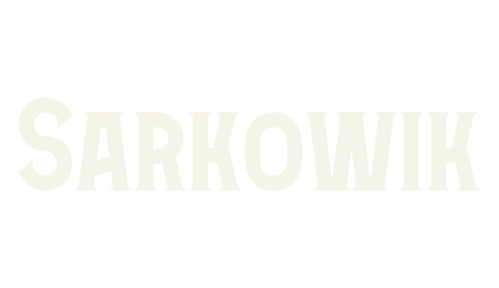 Sarkowik, tattoo font preview
