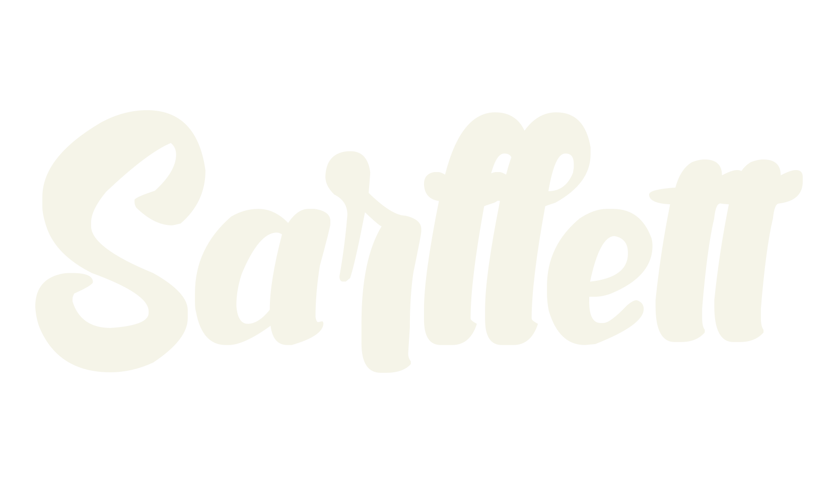 Sarllett, thick font preview