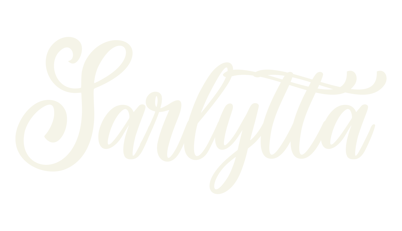Sarlytta, script font preview