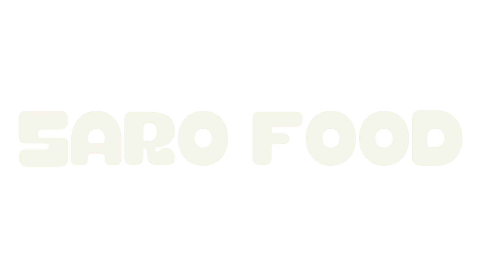 Saro Food, food font preview