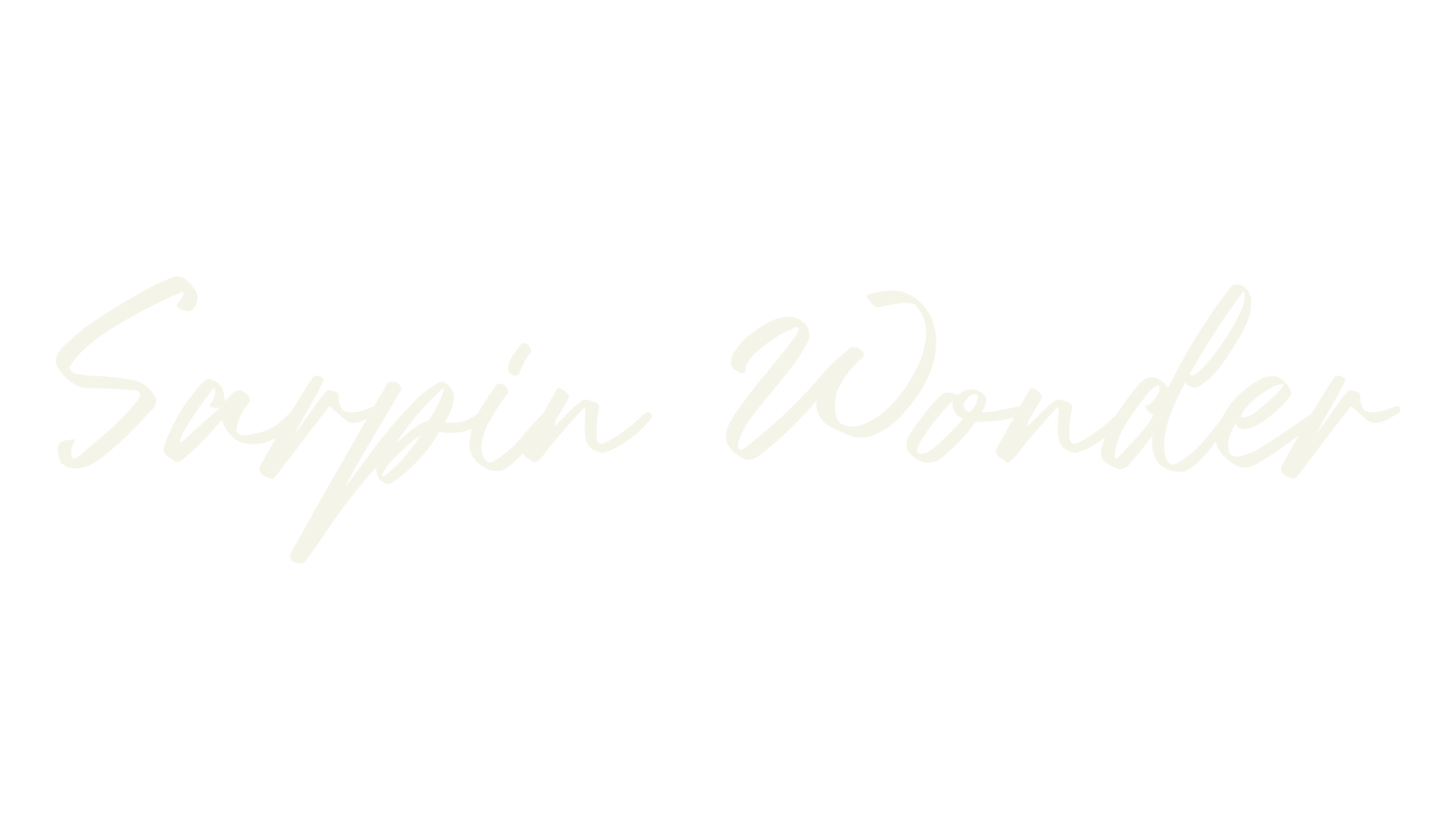 Sarpin Wonder, calligraphy font preview