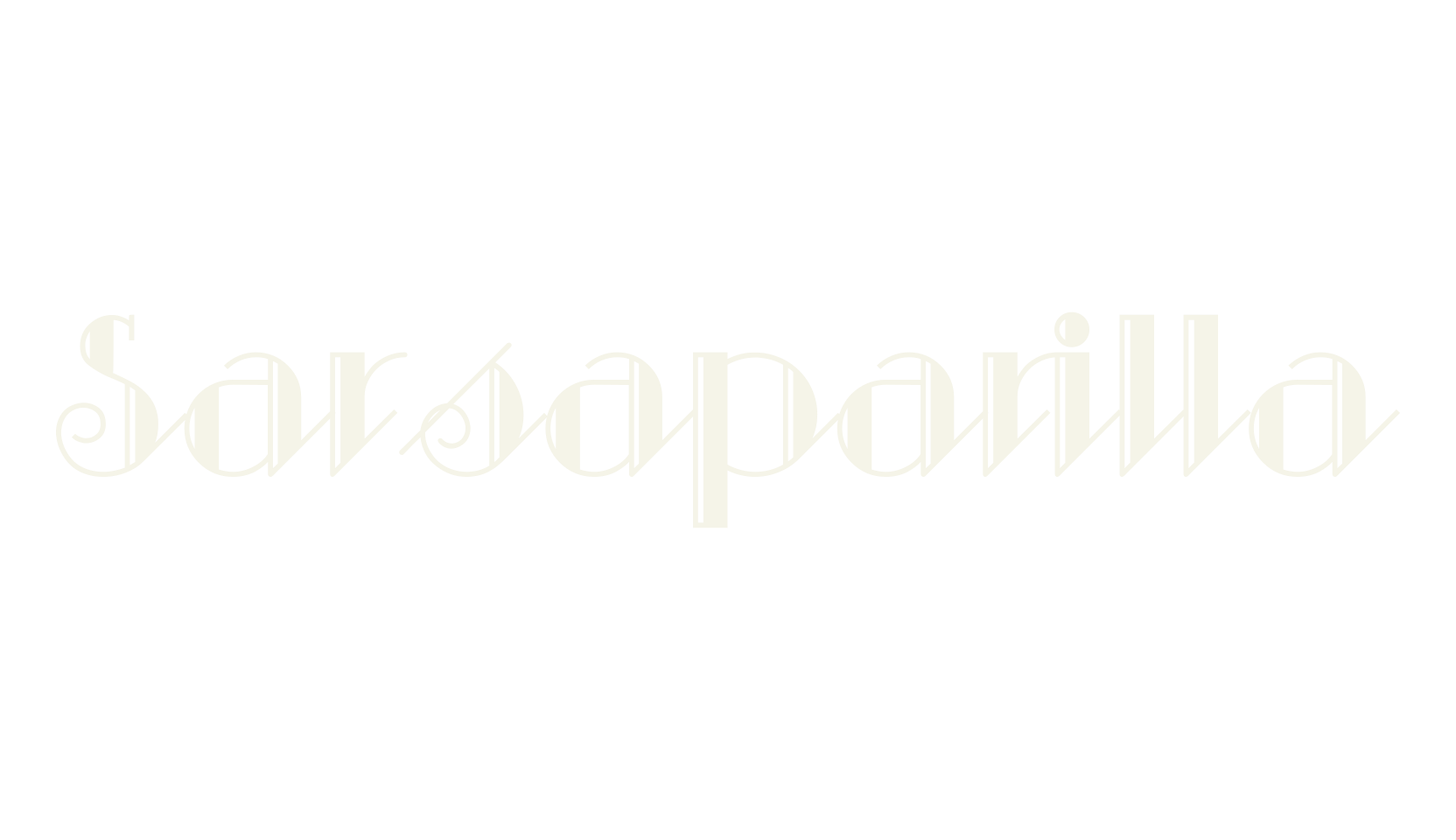 Sarsaparilla, fashion script font preview