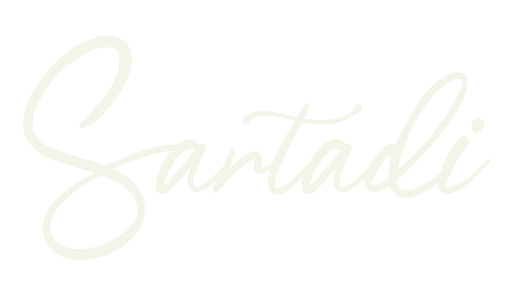 Sartadi, cursive font preview