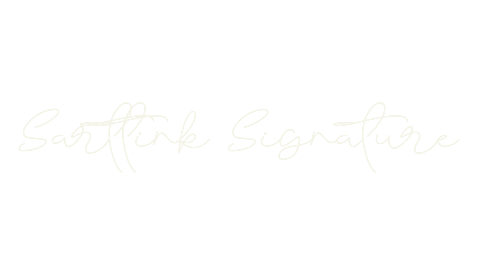 Sarttink Signature, cursive font preview