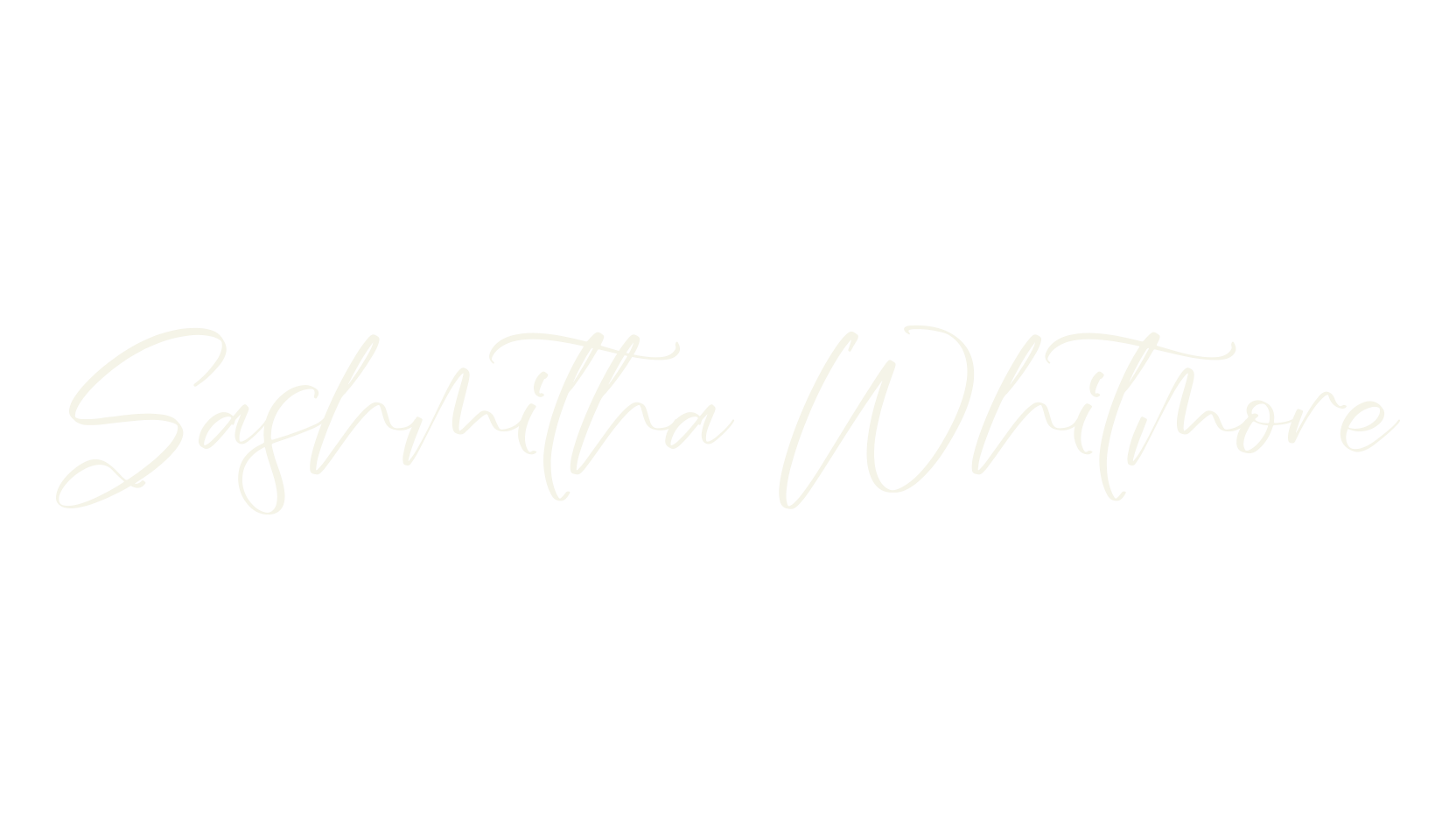 Sashmitha Whitmore, script font preview