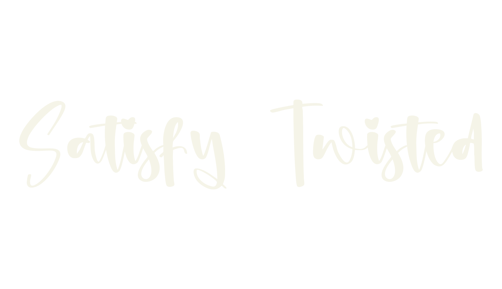 Satisfy Twisted, lettering font preview