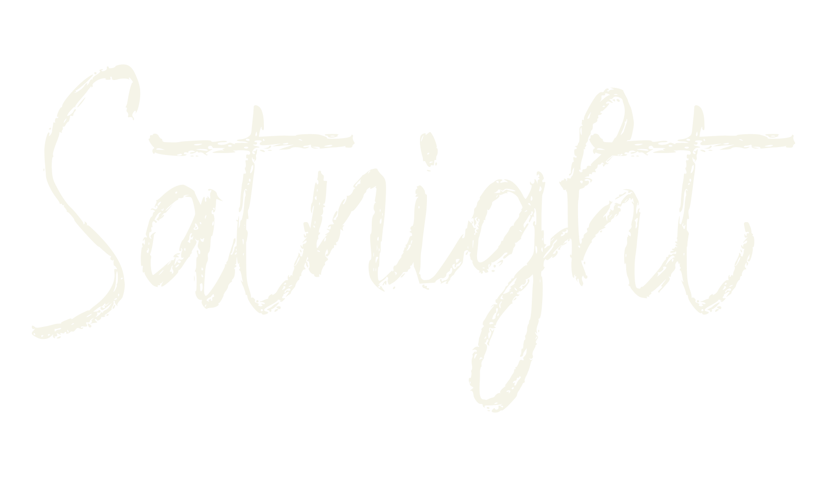 Satnight, script font preview