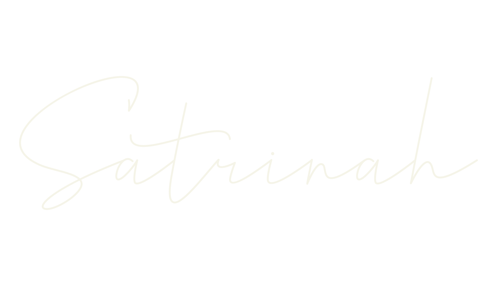 Satrinah, lettering font preview