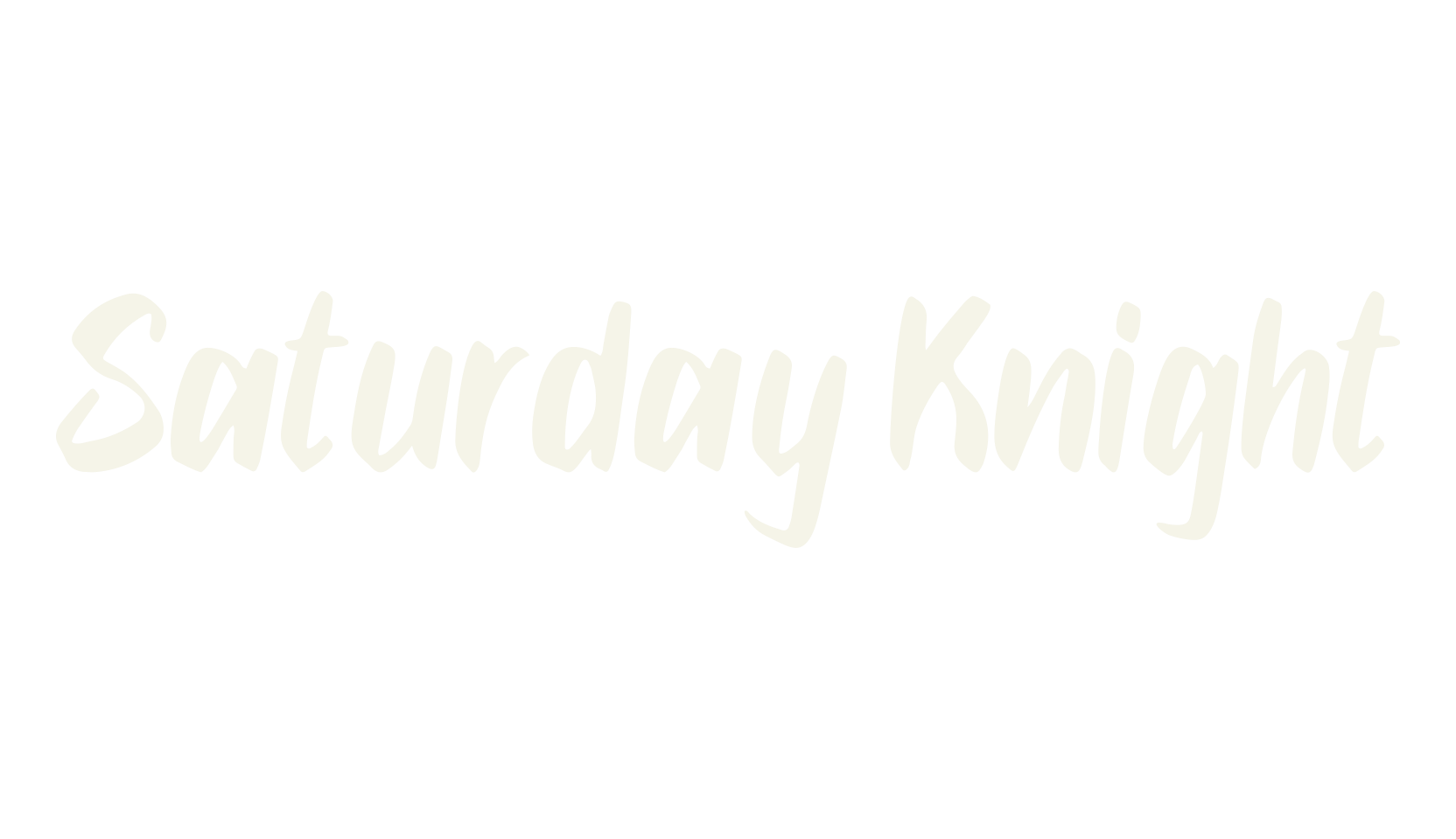 Saturday Knight, fancy font preview