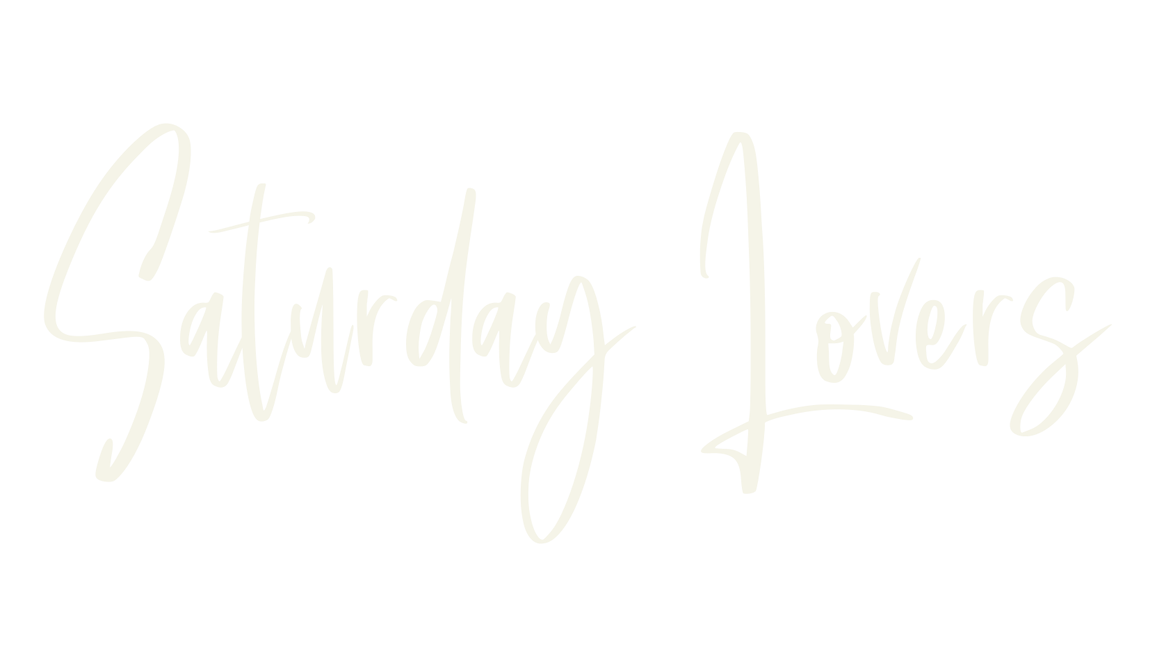 Saturday Lovers, fashion sign font preview