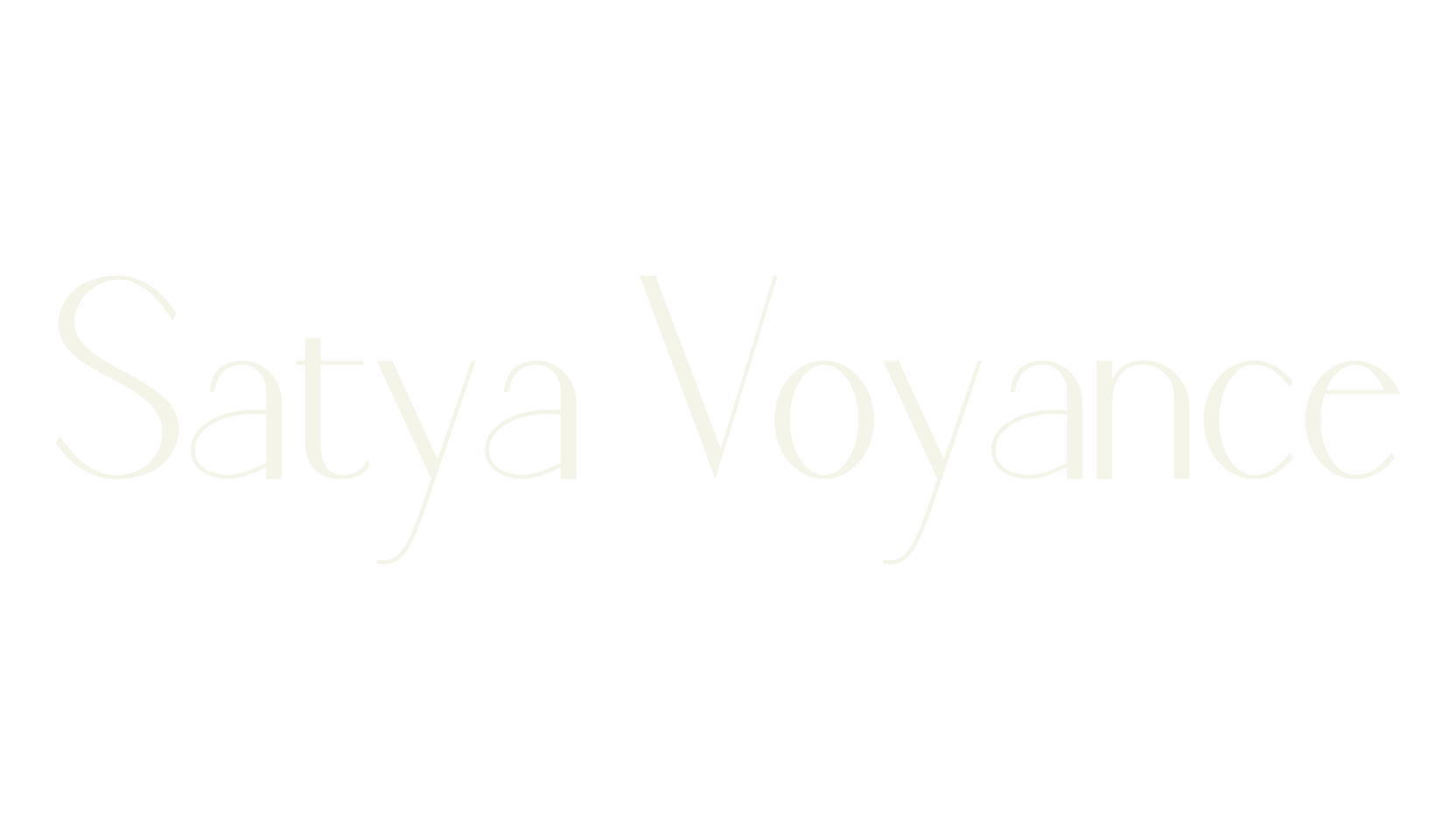 Satya Voyance, sans serif font preview