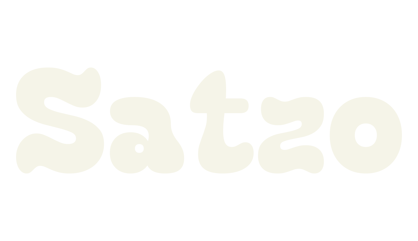 Satzo, fun font preview