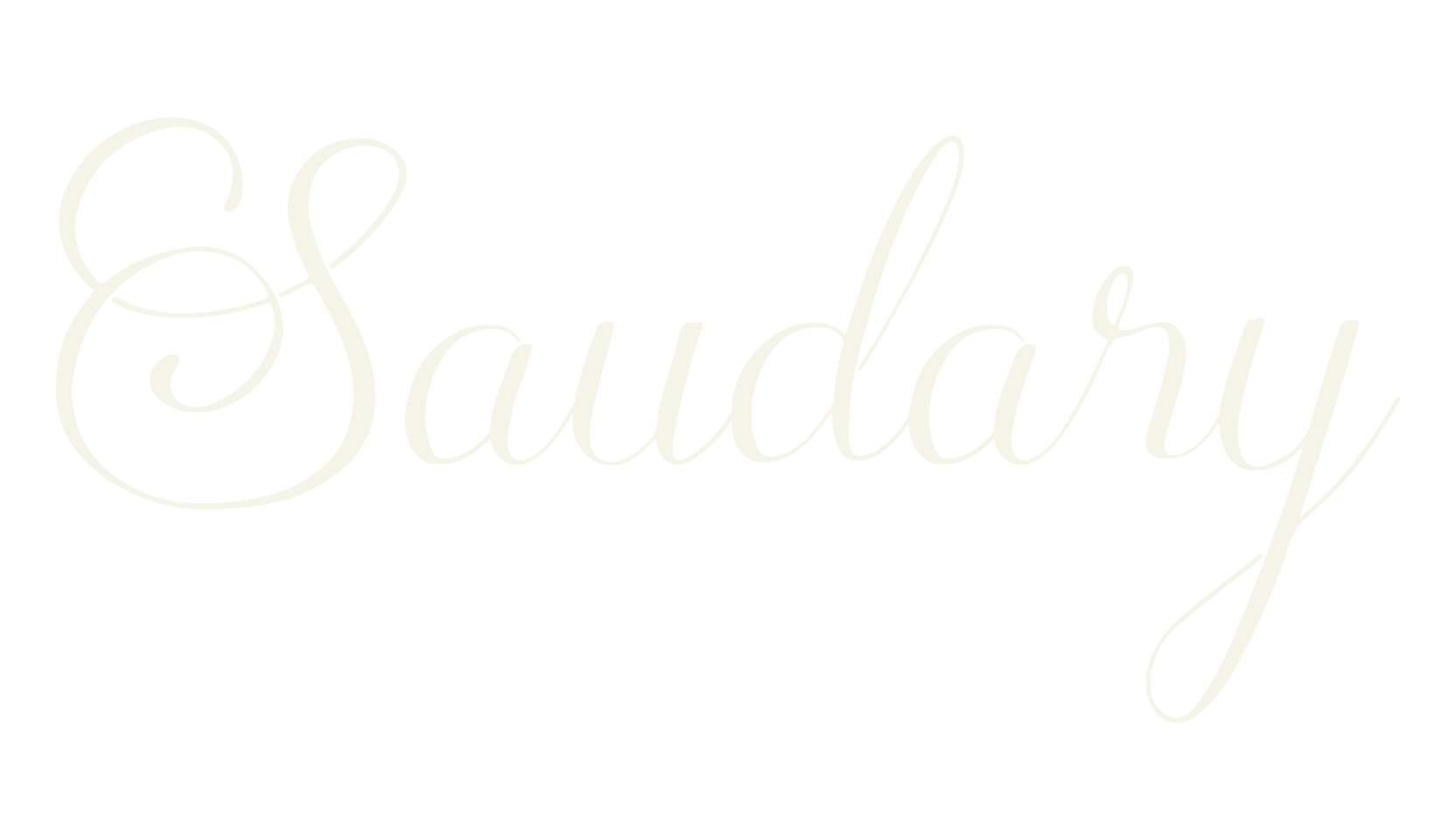 Saudary, calligraphy font preview
