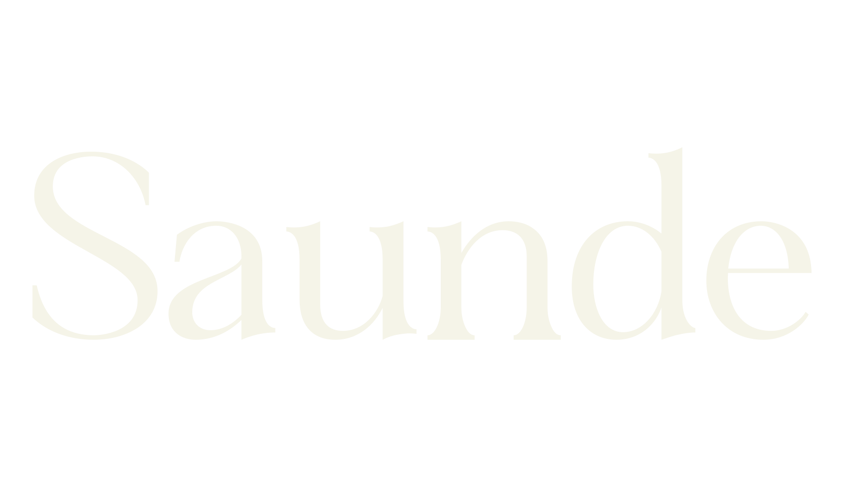 Saunde, serif font preview