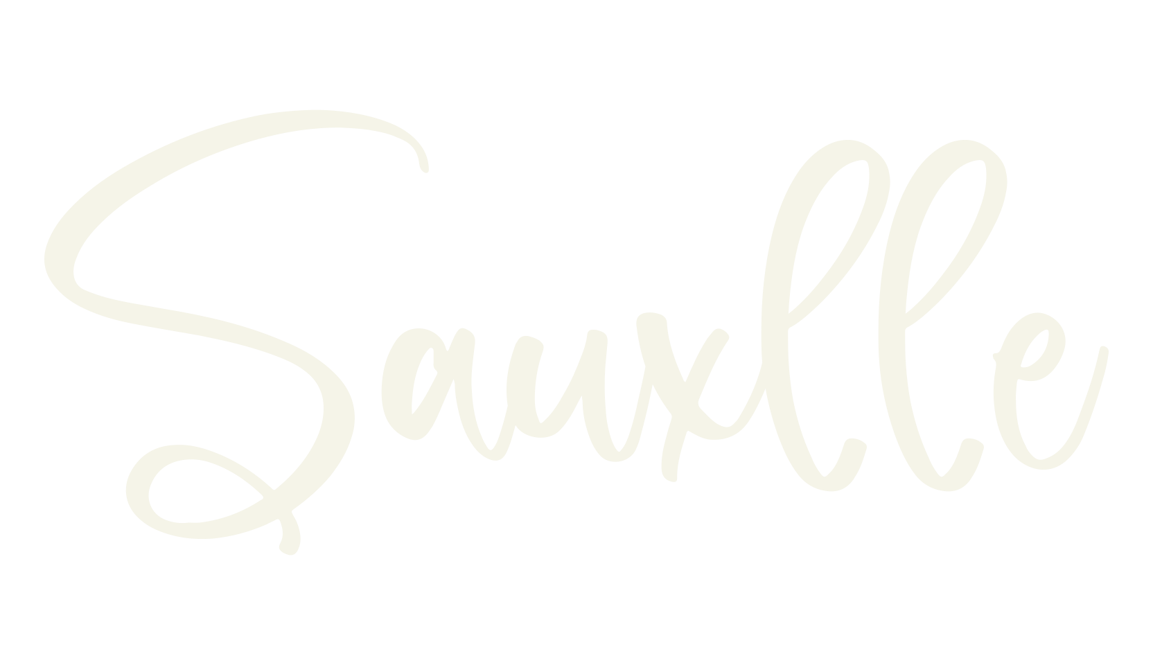 Sauxlle, cursive font preview