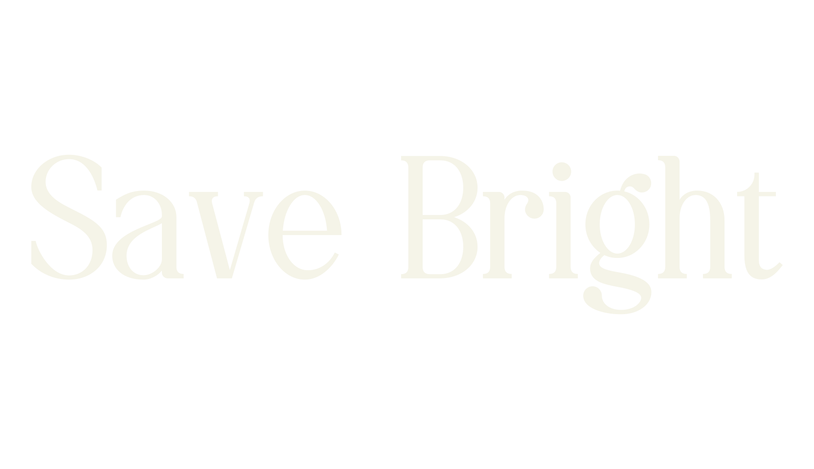 Save Bright, serif font preview