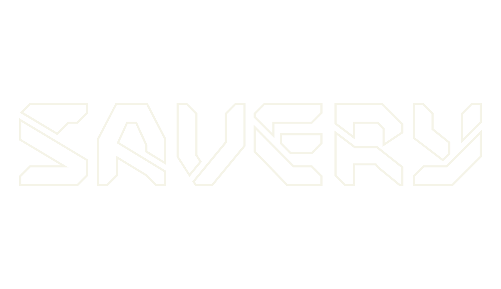 Savery, cyberpunk font preview