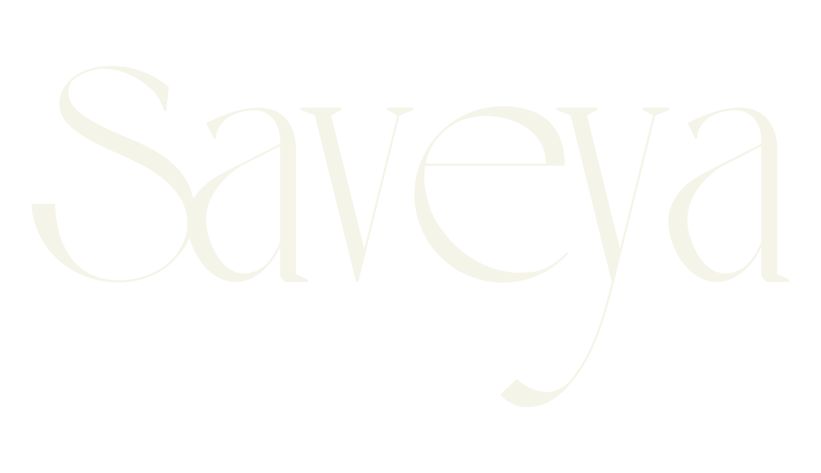 Saveya, thin font preview