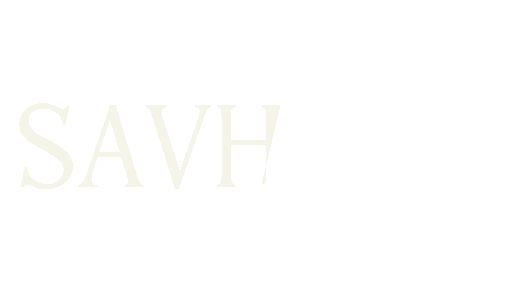 Savhero, text font preview