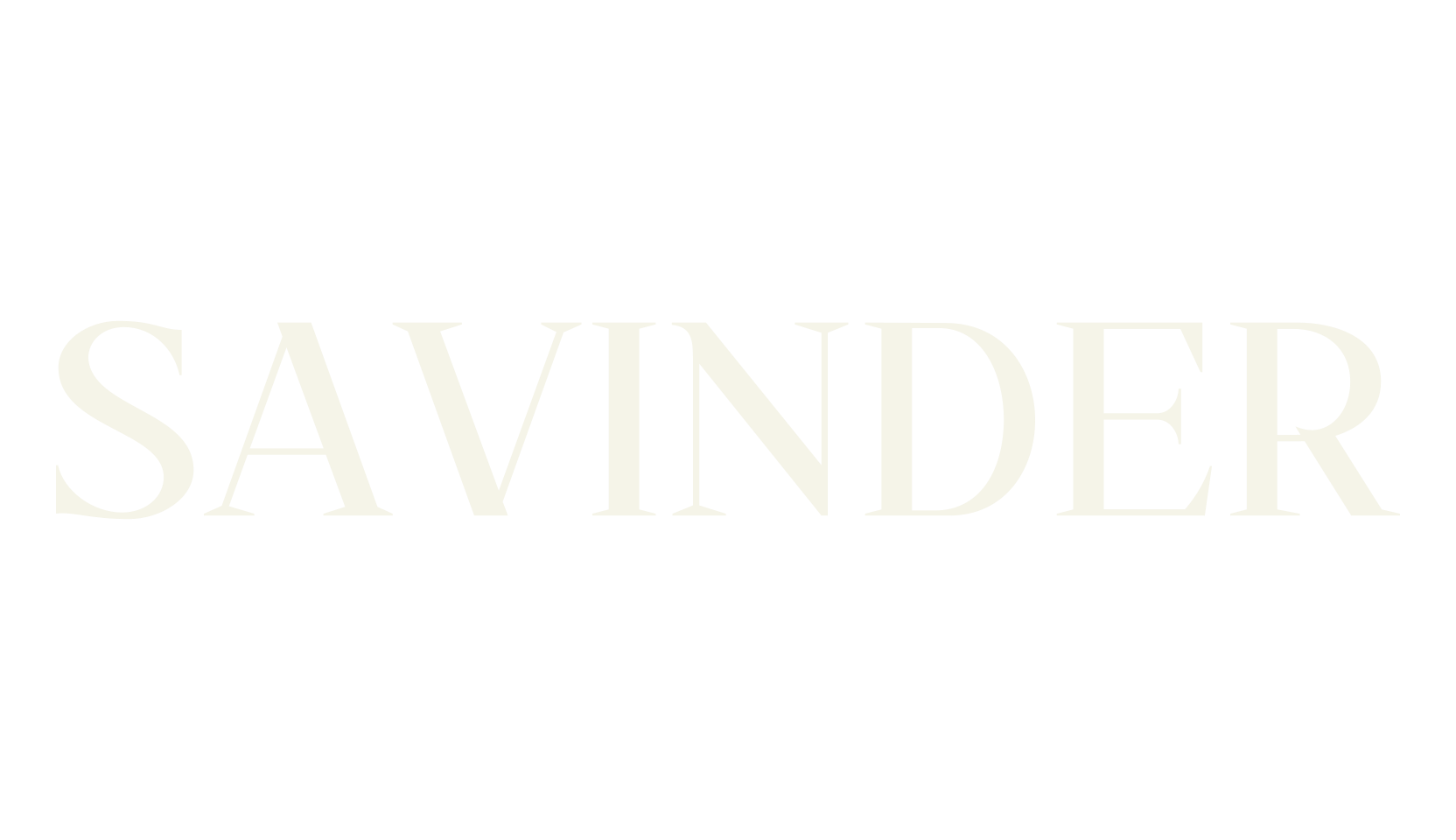 Savinder, serif font preview