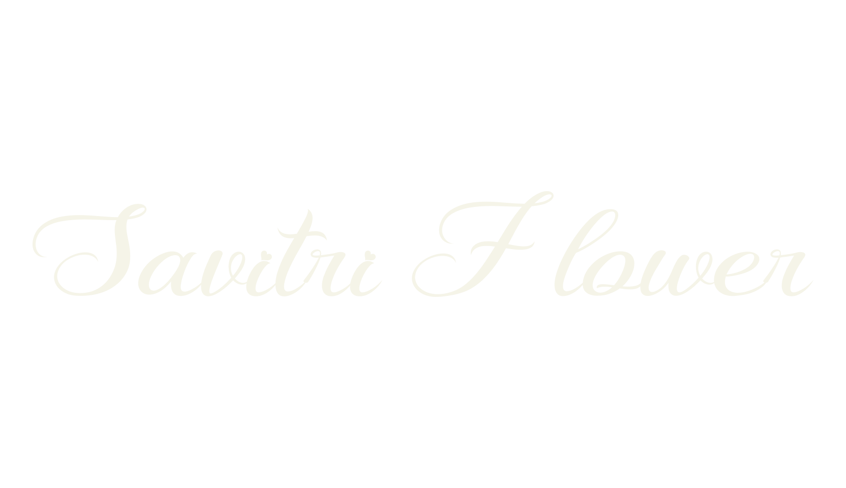 Savitri Flower, wedding font preview