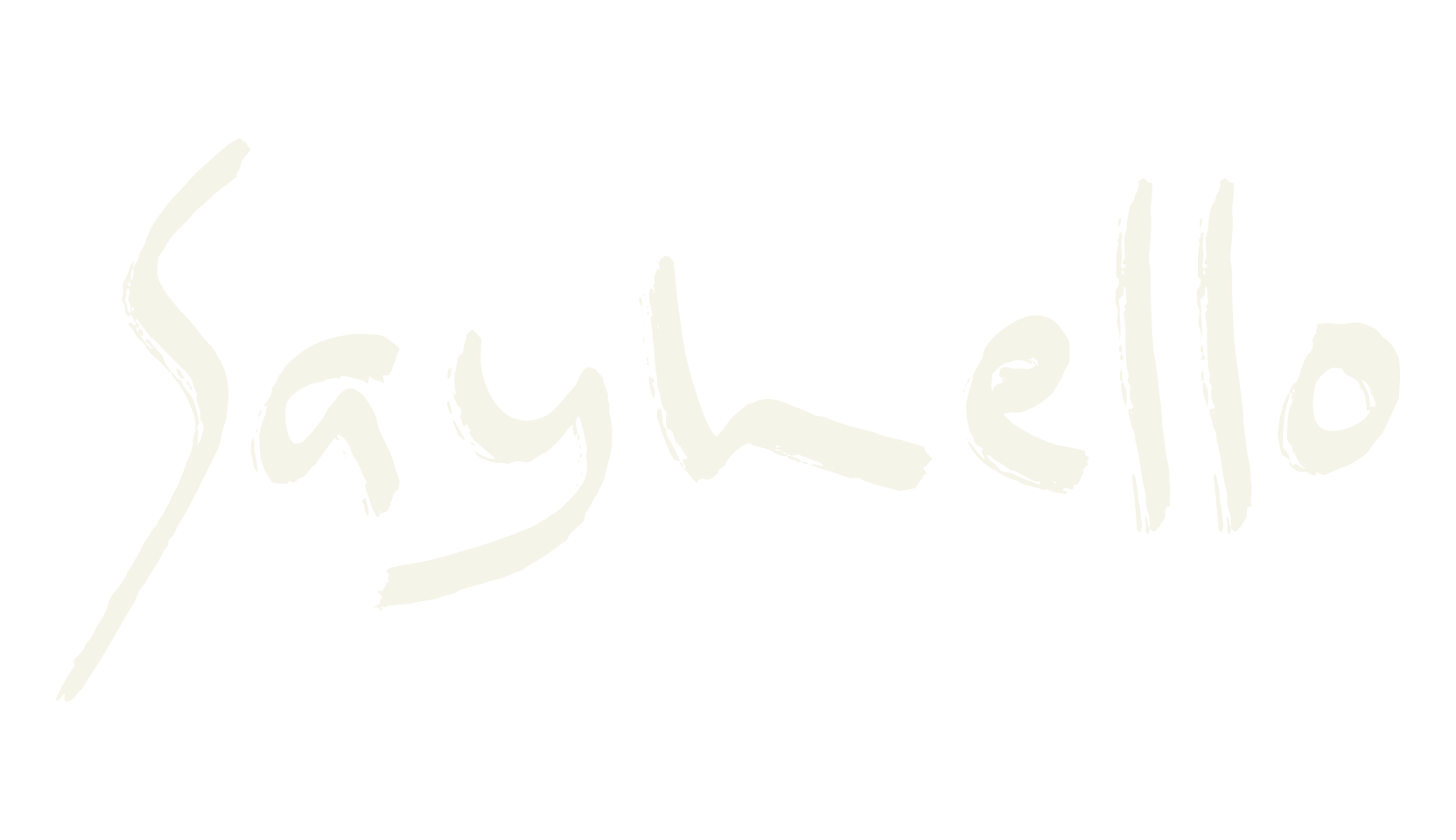 Sayhello, wedding font preview