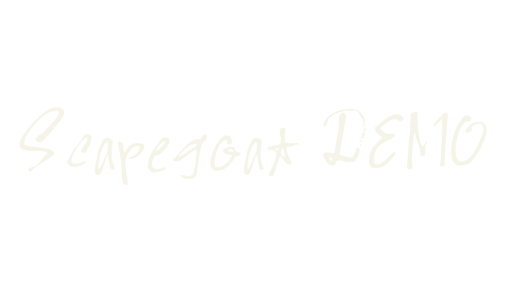Scapegoat DEMO, fashion script font preview