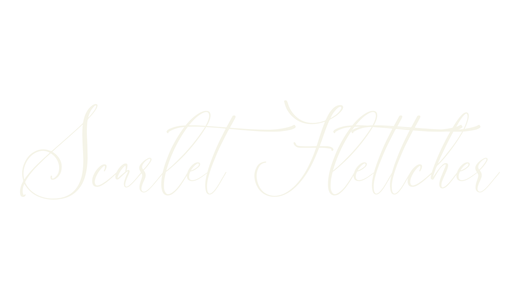 Scarlet Flettcher, script font preview