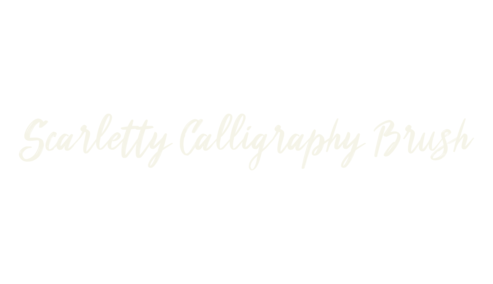 Scarletty Calligraphy Brush, fashion script font preview