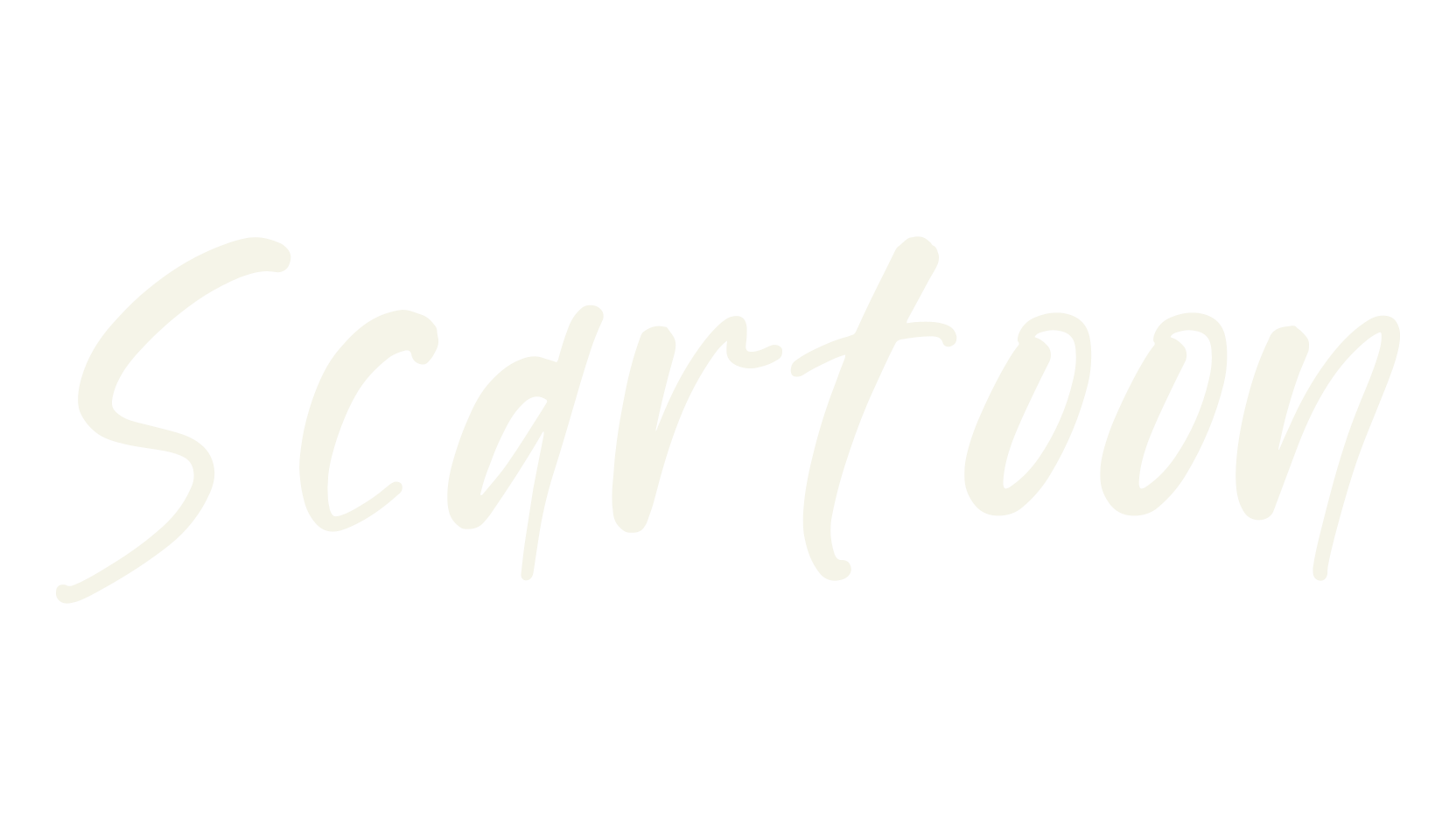 Scartoon, script font preview