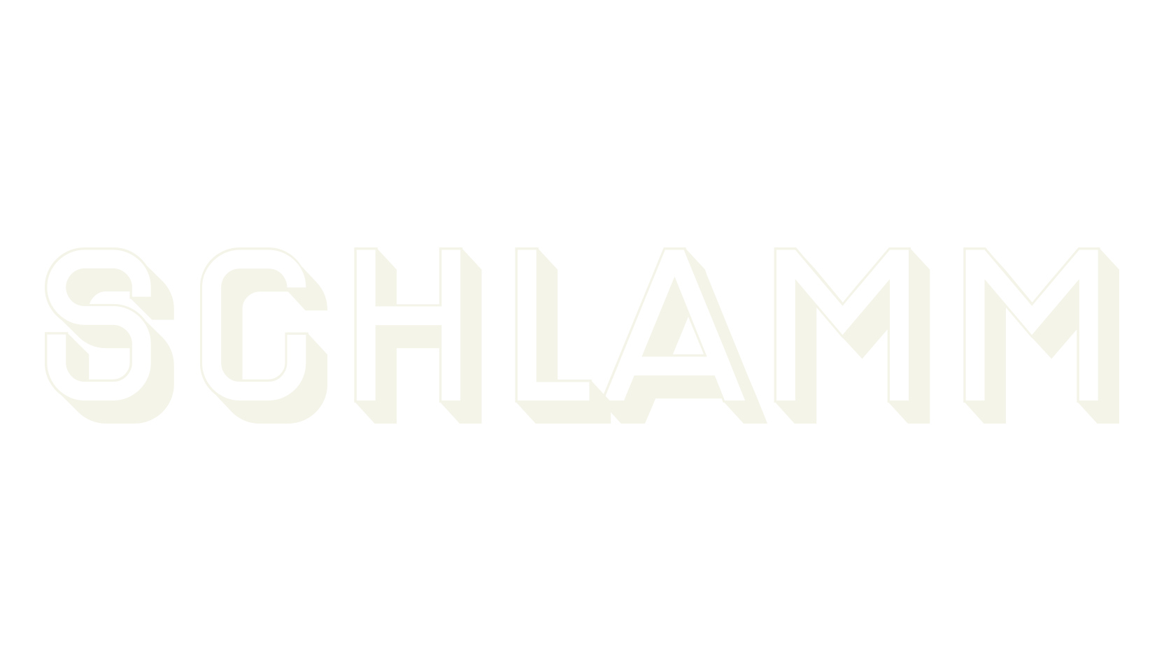 Schlamm, 3d font preview