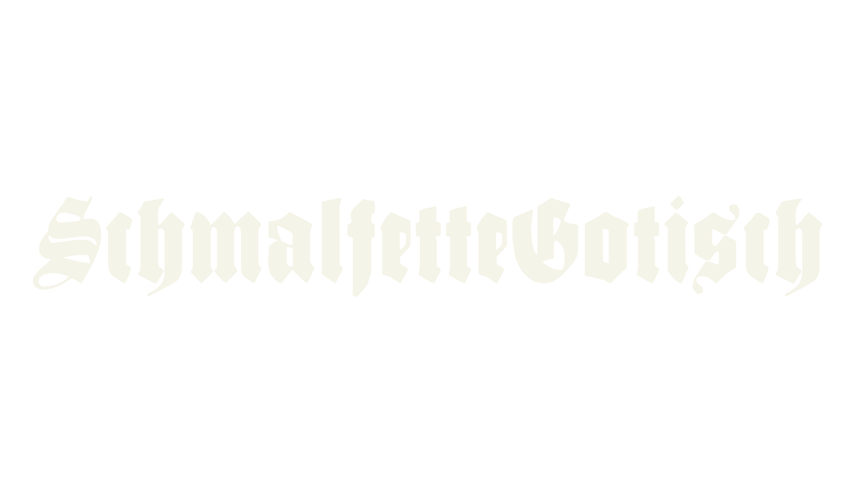 SchmalfetteGotisch, fantasy font preview