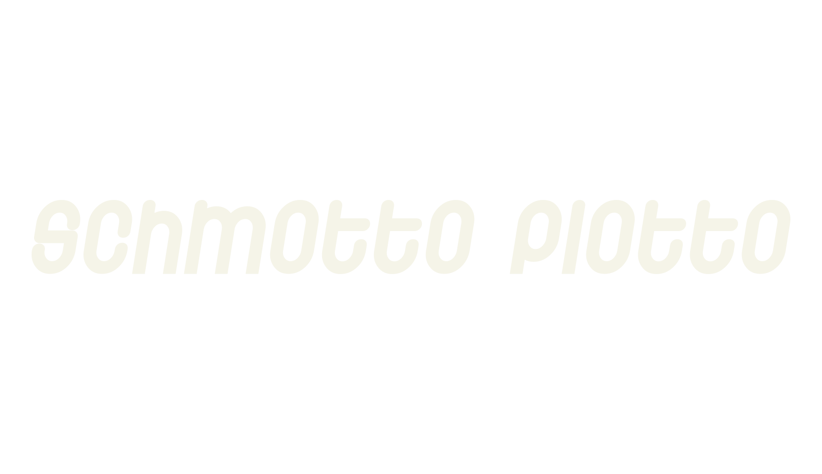 Schmotto Plotto, display market font preview