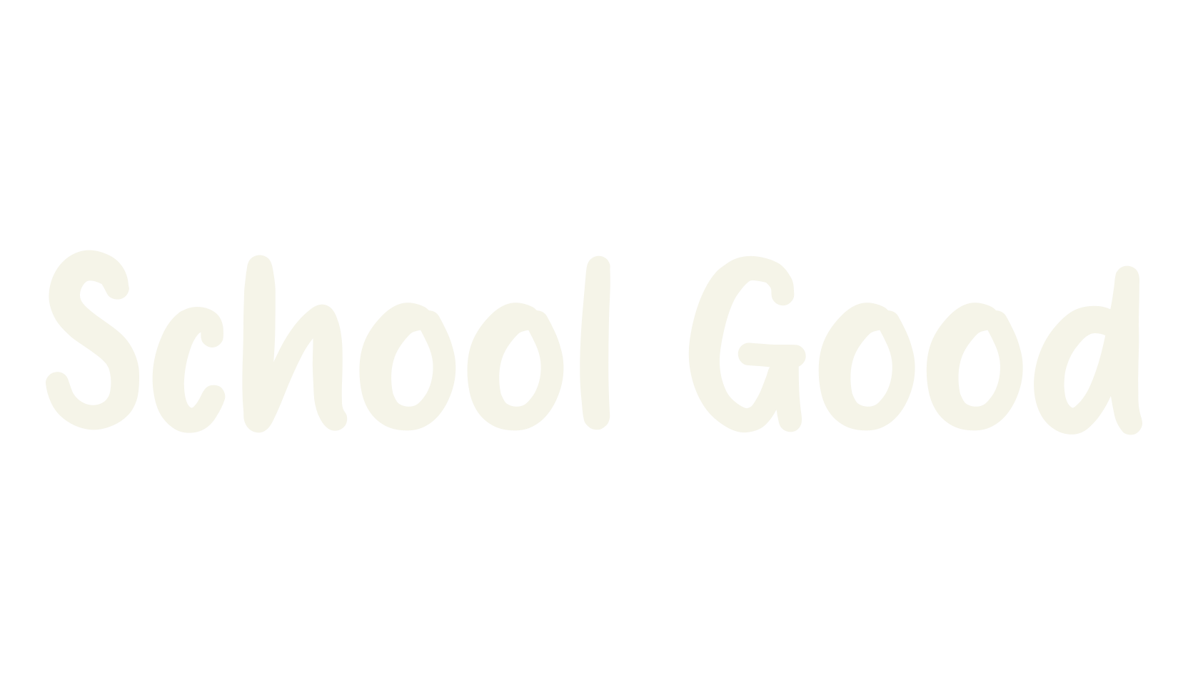 School Good, handwriting font preview