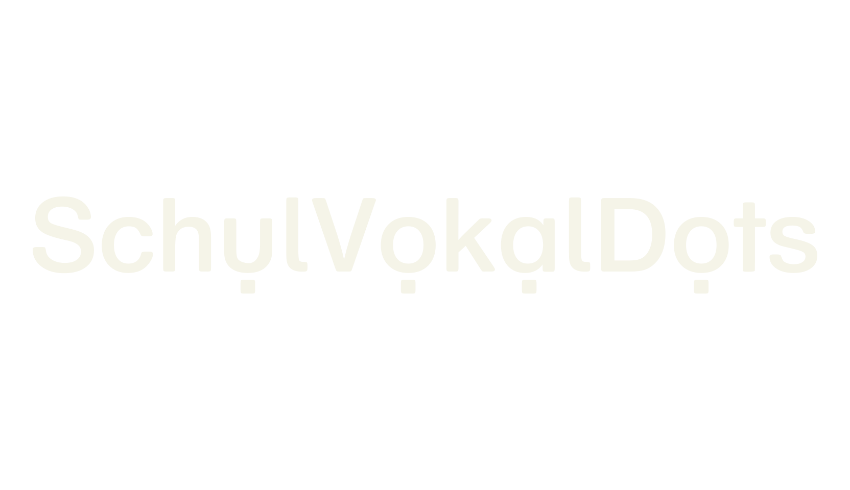 SchulVokalDots, sans font preview