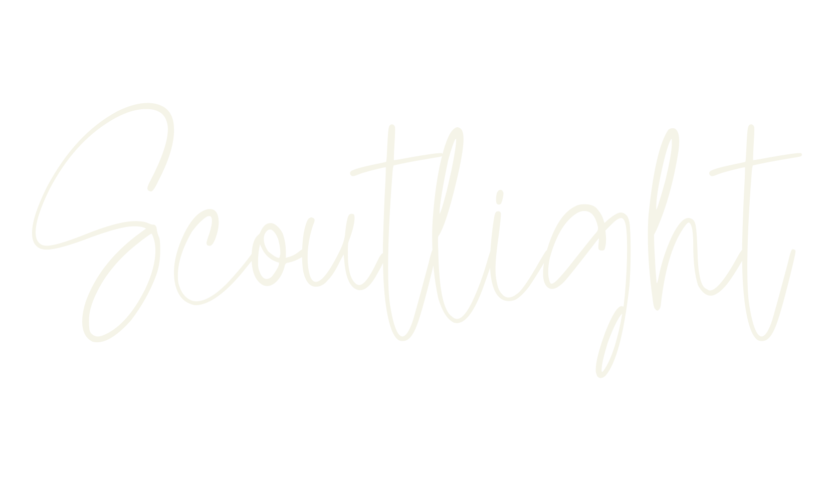 Scoutlight, calligraphy font preview