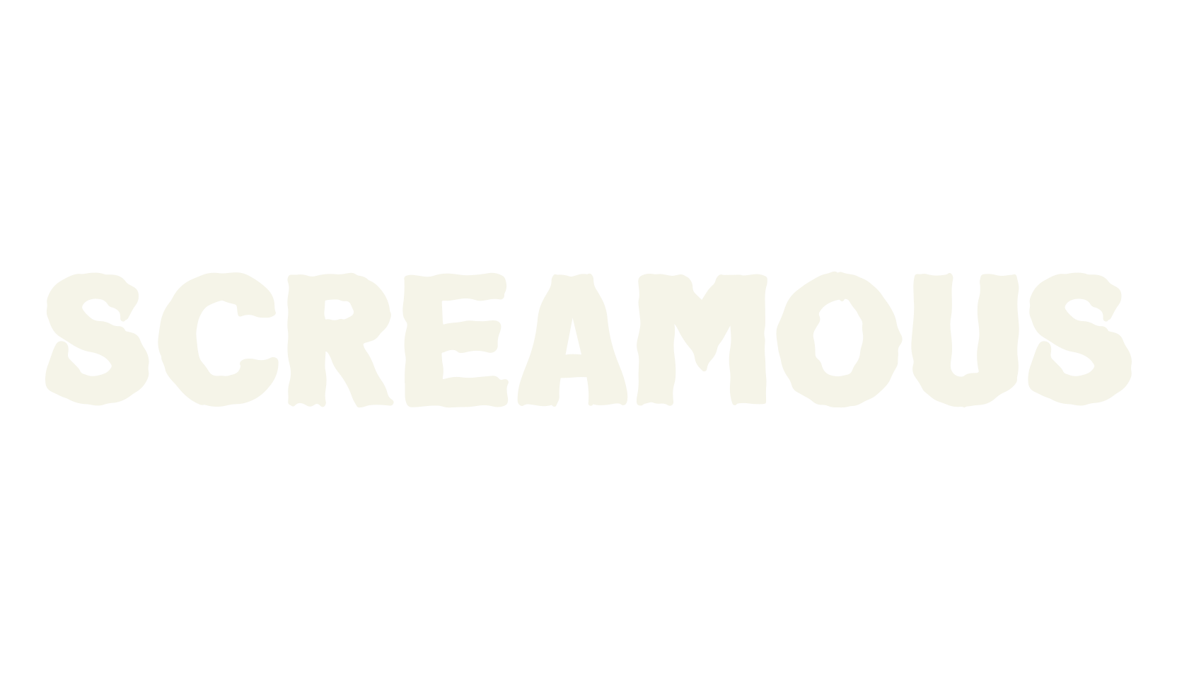 Screamous, cool font preview